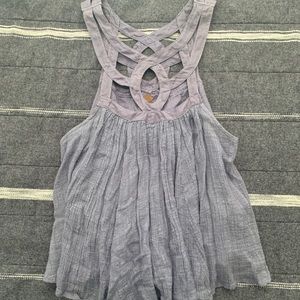 Flowy purple tank top